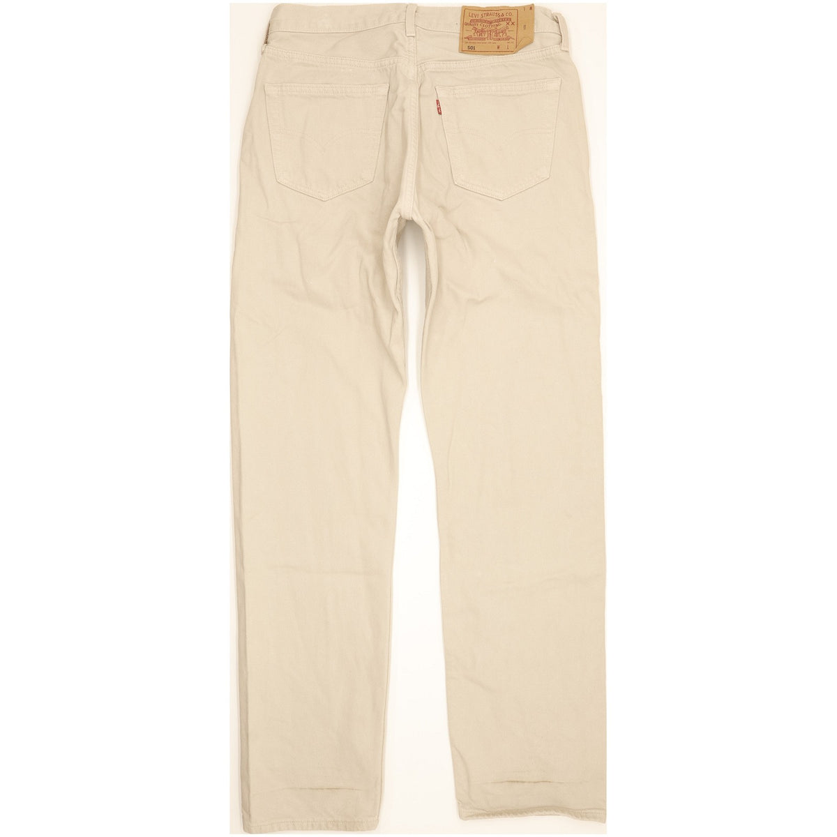 Levi's 501 Men Beige Straight Regular Jeans W33 L33