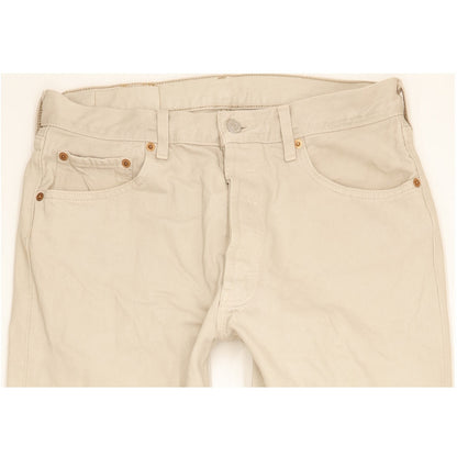 Levi's 501 Men Beige Straight Regular Jeans W33 L33