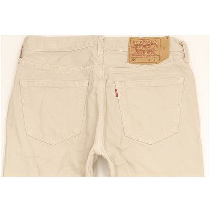 Levi's 501 Men Beige Straight Regular Jeans W33 L33