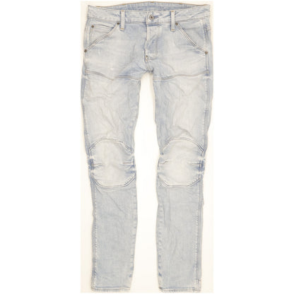 G-Star 5620 3D Men Blue Skinny Slim Stretch Jeans W32 L32