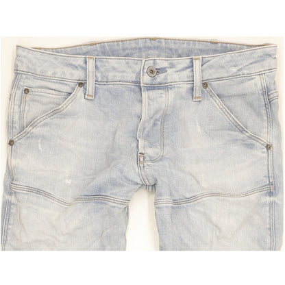 G-Star 5620 3D Men Blue Skinny Slim Stretch Jeans W32 L32