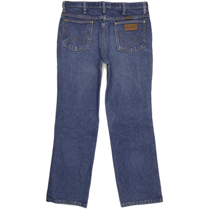 Wrangler Men Blue Straight Regular Jeans W33 L29