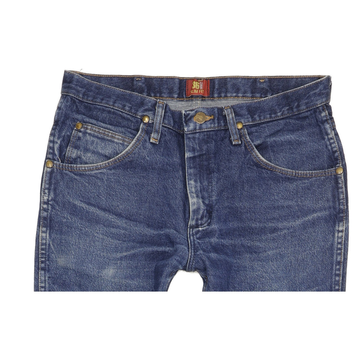 Wrangler Men Blue Straight Regular Jeans W33 L29