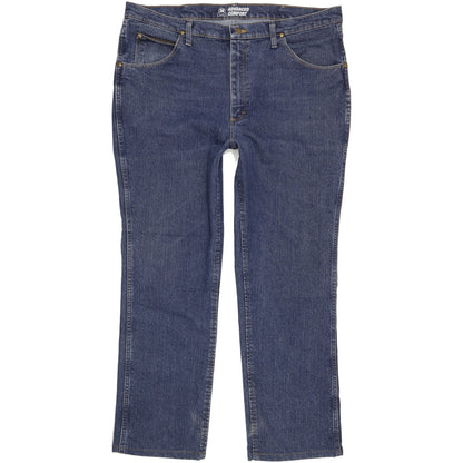 Wrangler Men Blue Straight Slim Jeans W40 L31