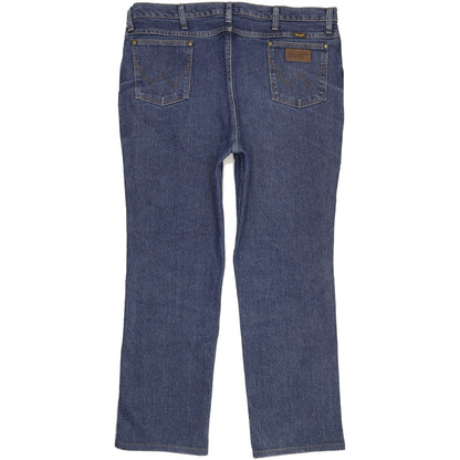 Wrangler Men Blue Straight Slim Jeans W40 L31