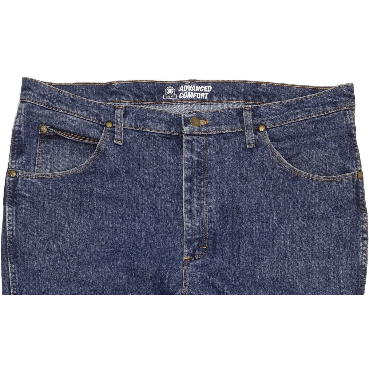 Wrangler Men Blue Straight Slim Jeans W40 L31