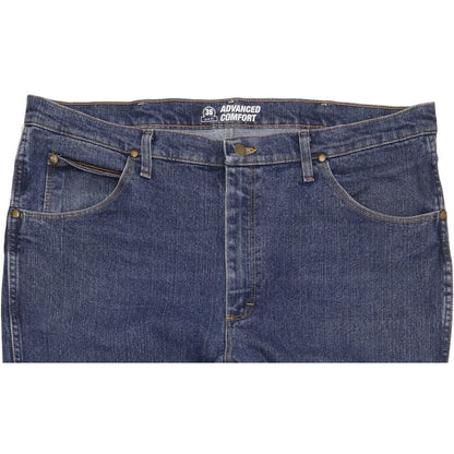Wrangler Men Blue Straight Slim Jeans W40 L31