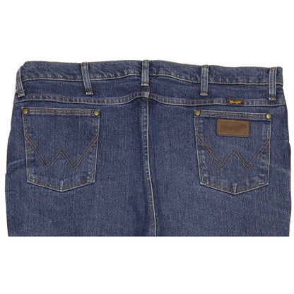 Wrangler Men Blue Straight Slim Jeans W40 L31