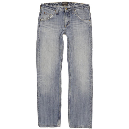 Lee Clark Men Blue Straight Regular Jeans W31 L32