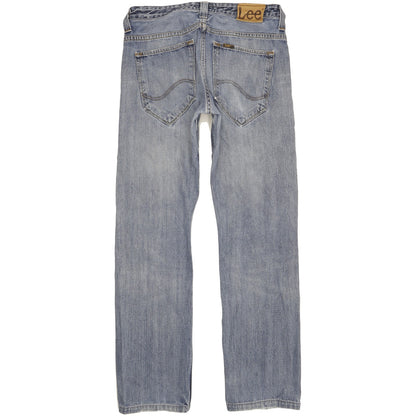 Lee Clark Men Blue Straight Regular Jeans W31 L32