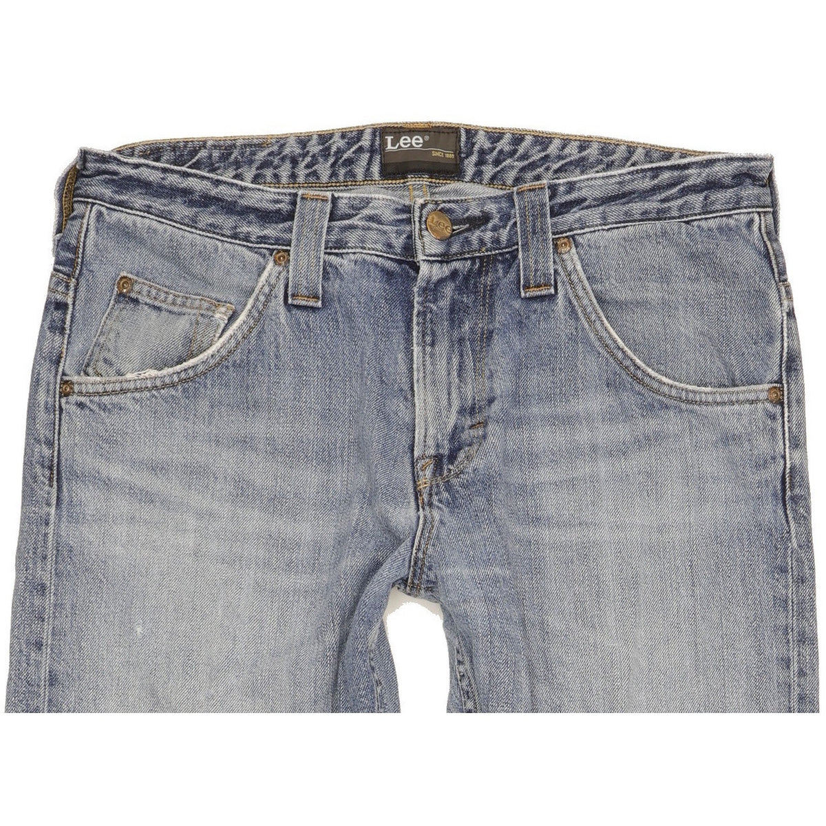 Lee Clark Men Blue Straight Regular Jeans W31 L32