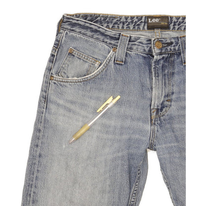 Lee Clark Men Blue Straight Regular Jeans W31 L32