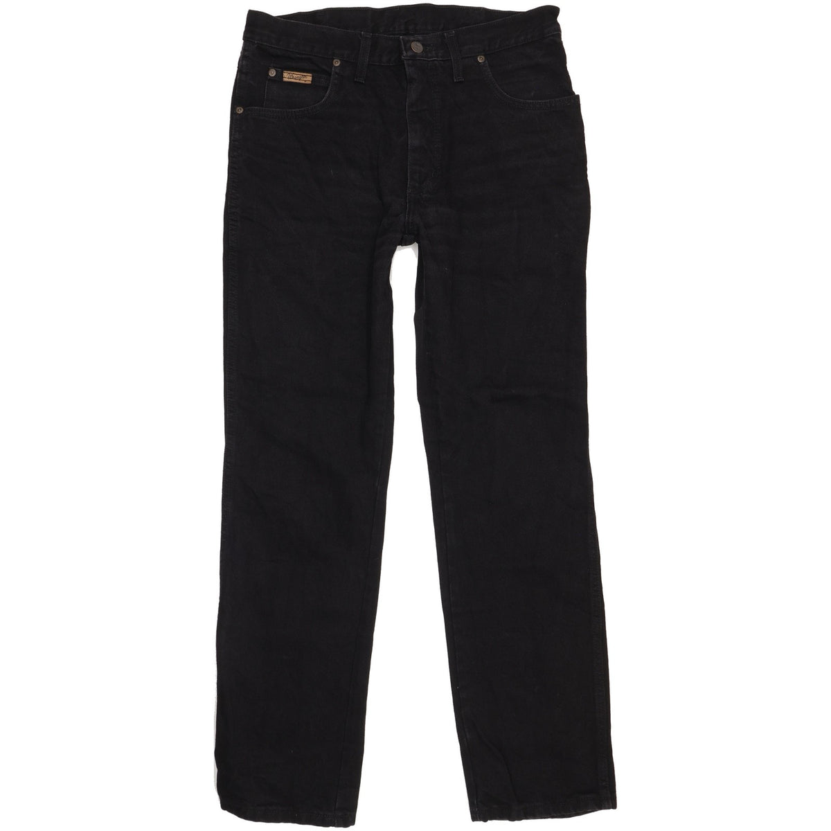 Wrangler Texas Men Black Straight Regular Jeans W34 L32