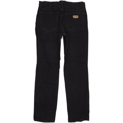 Wrangler Texas Men Black Straight Regular Jeans W34 L32