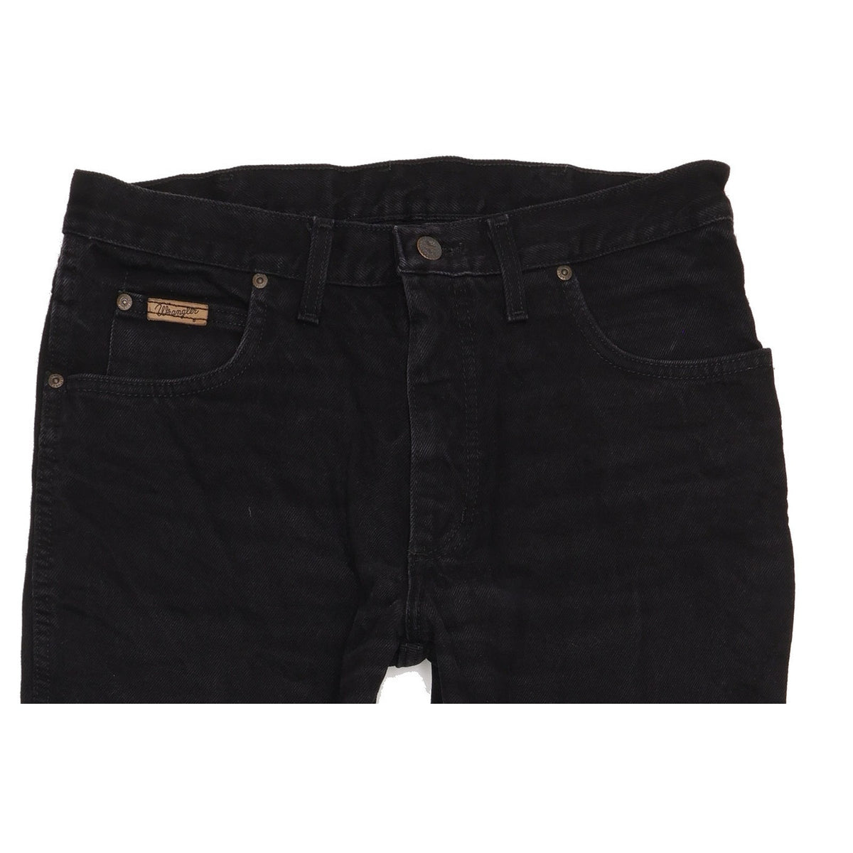 Wrangler Texas Men Black Straight Regular Jeans W34 L32