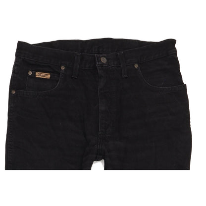 Wrangler Texas Men Black Straight Regular Jeans W34 L32