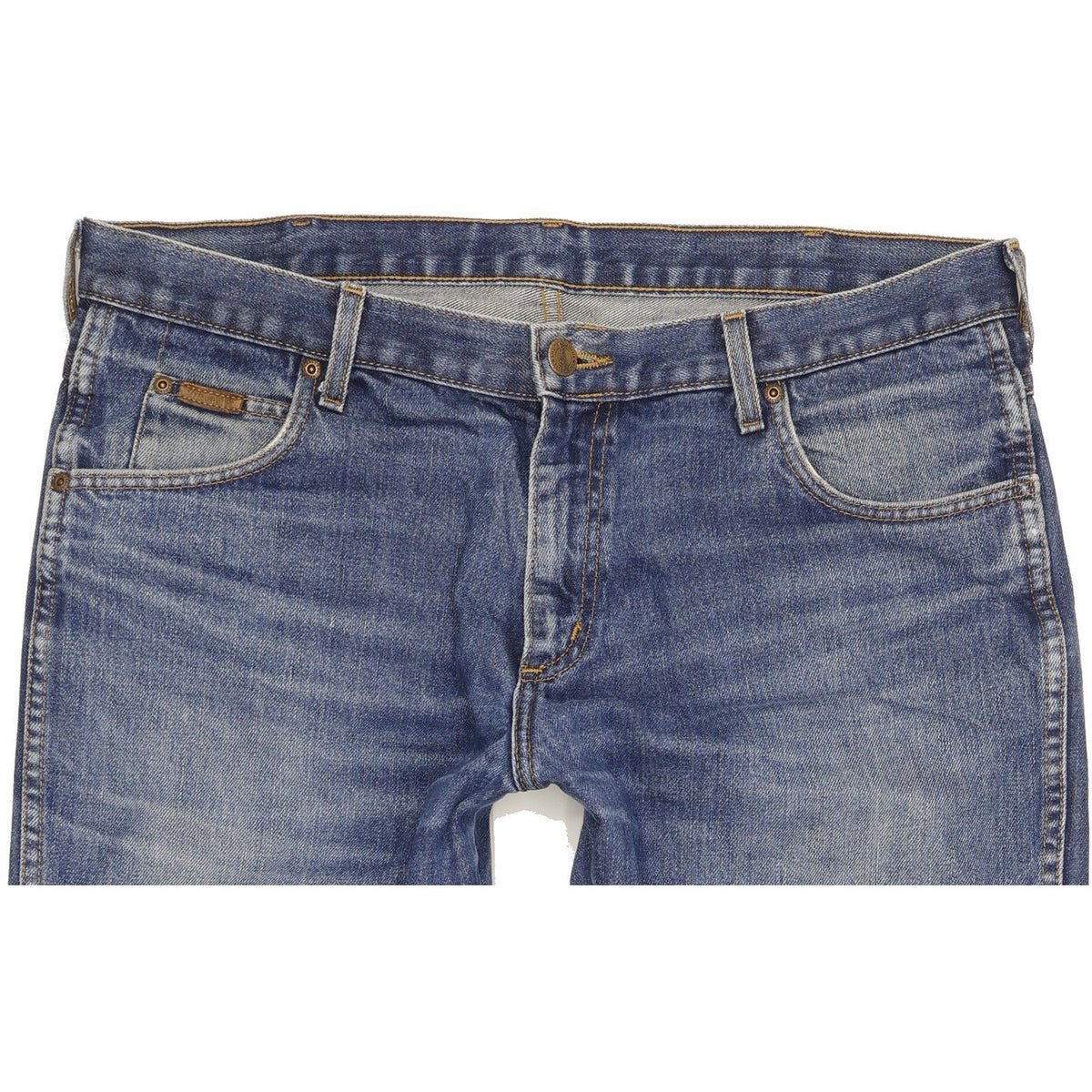 Wrangler Men Blue Straight Regular Jeans W36 L25