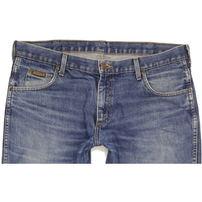 Wrangler Men Blue Straight Regular Jeans W36 L25