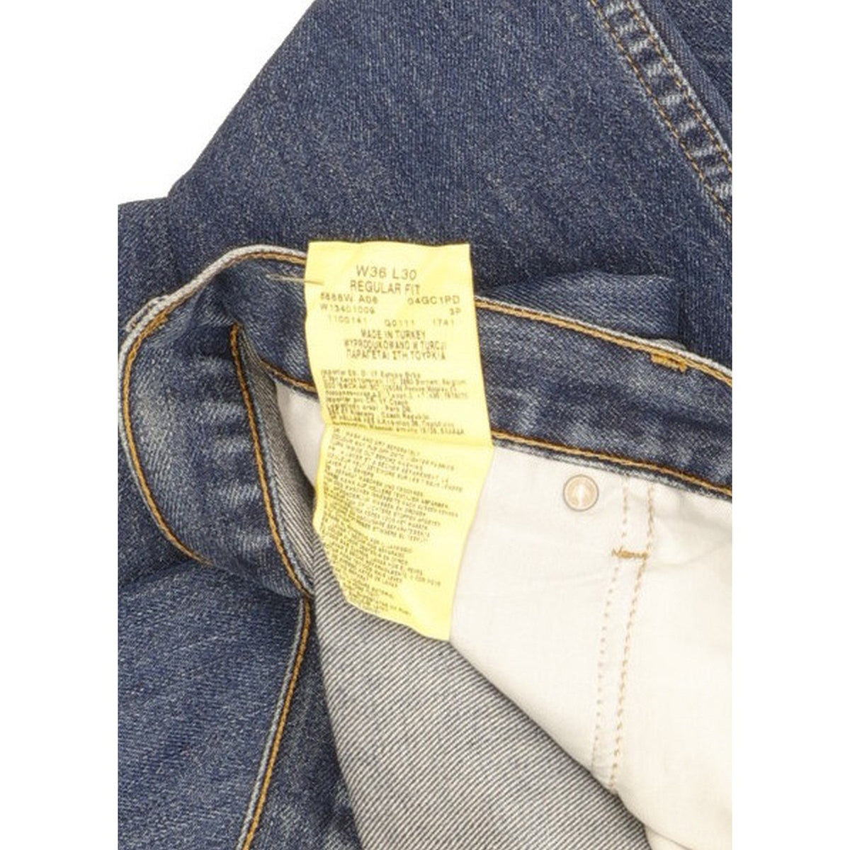 Wrangler Men Blue Straight Regular Jeans W36 L25