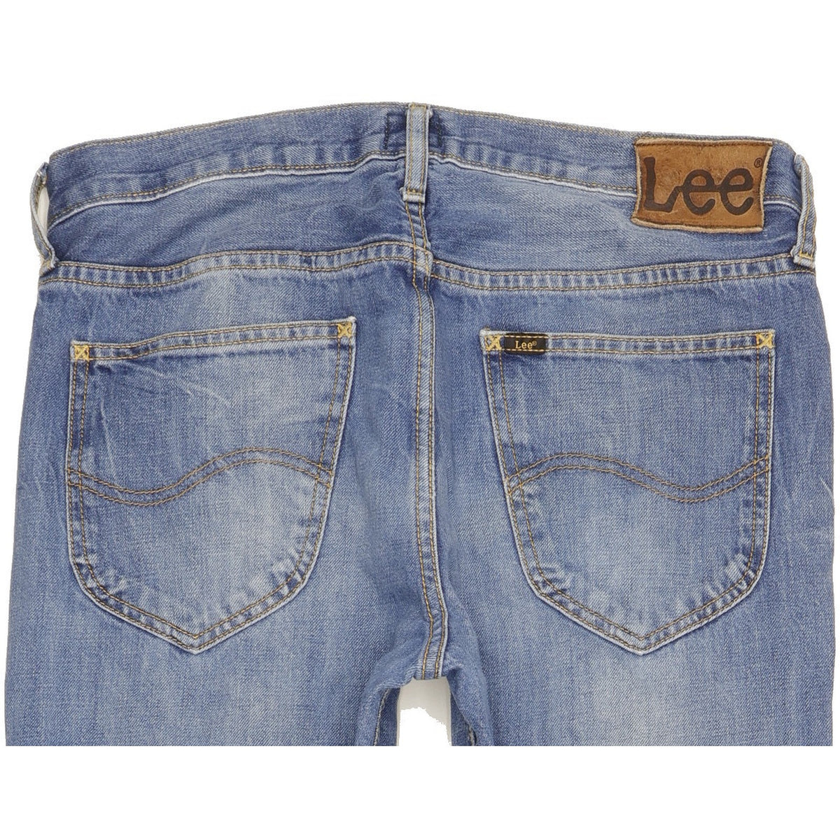 Lee Daren Men Blue Straight Slim Jeans W30 L32