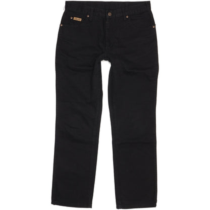 Wrangler Texas Men Black Straight Regular Jeans W33 L30