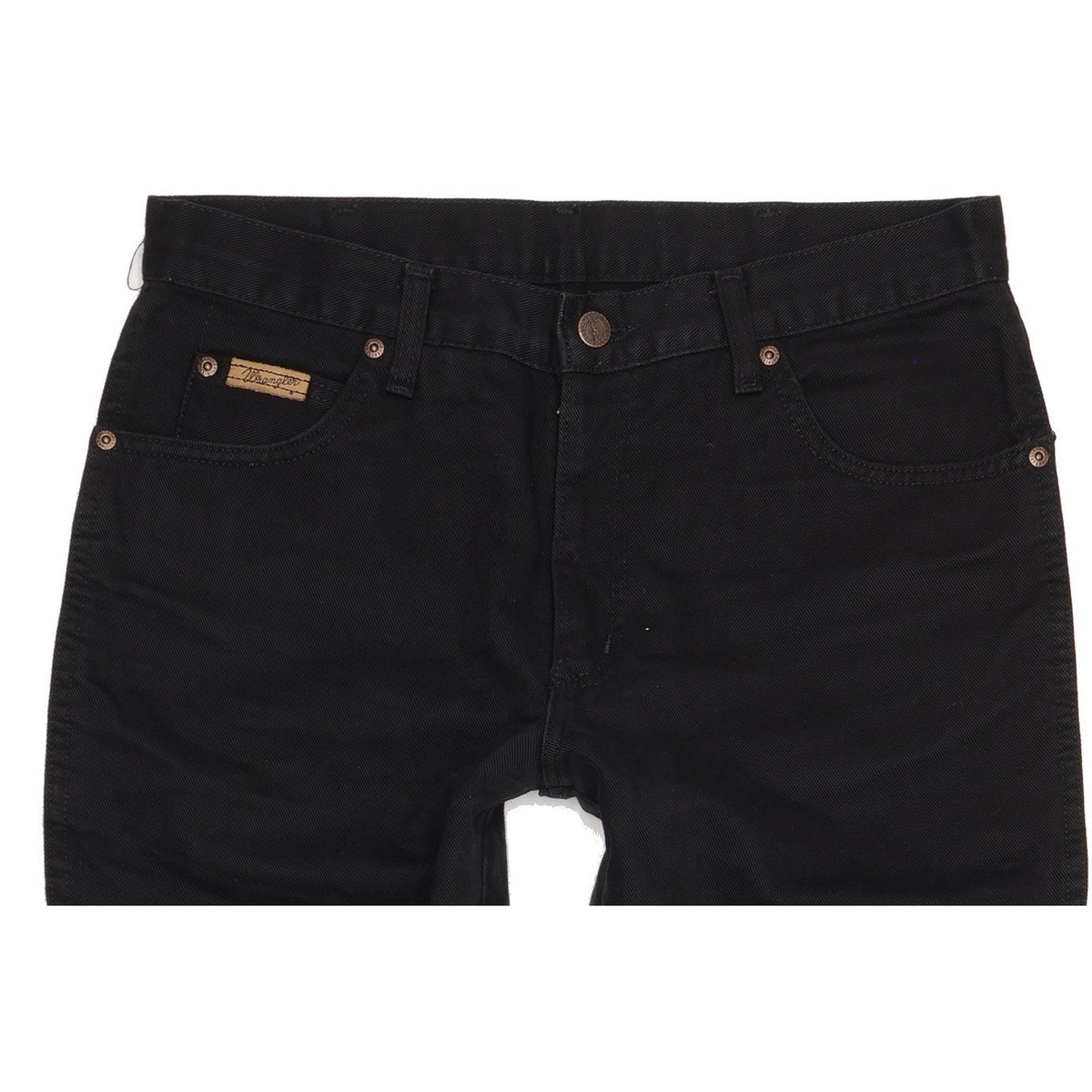 Wrangler Texas Men Black Straight Regular Jeans W33 L30