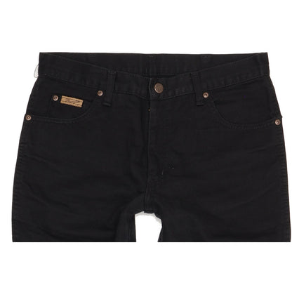 Wrangler Texas Men Black Straight Regular Jeans W33 L30