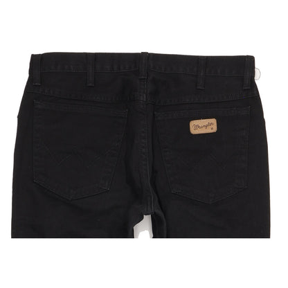 Wrangler Texas Men Black Straight Regular Jeans W33 L30