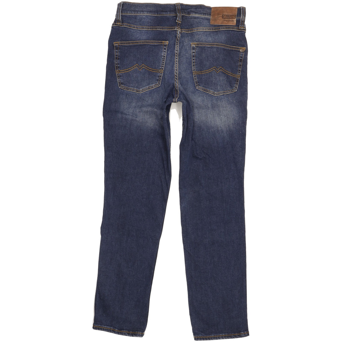Mustang Tramper Men Blue Tapered Slim Stretch Jeans W32 L31
