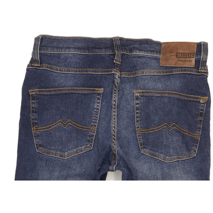 Mustang Tramper Men Blue Tapered Slim Stretch Jeans W32 L31