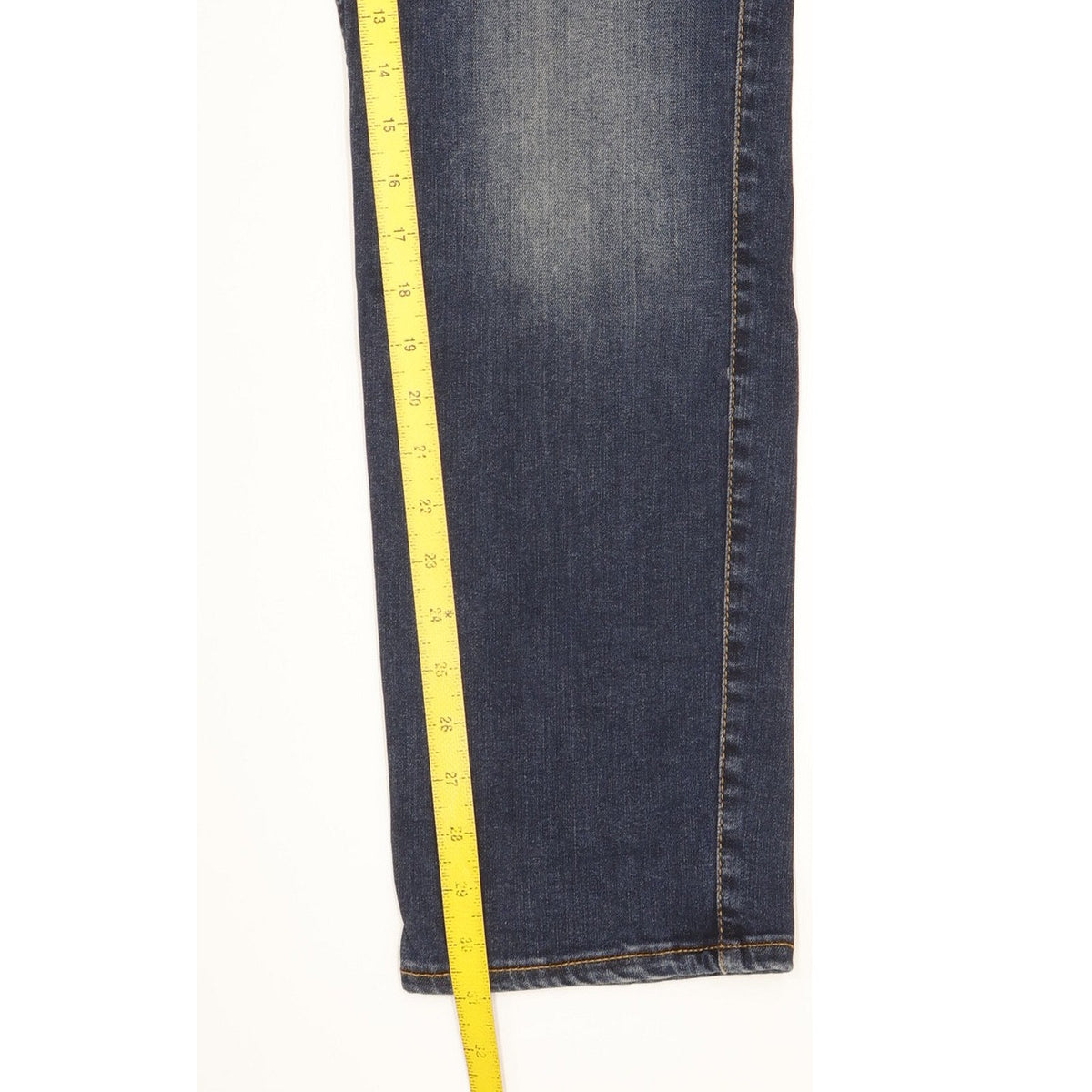 Mustang Tramper Men Blue Tapered Slim Stretch Jeans W32 L31