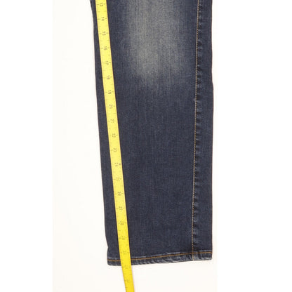 Mustang Tramper Men Blue Tapered Slim Stretch Jeans W32 L31