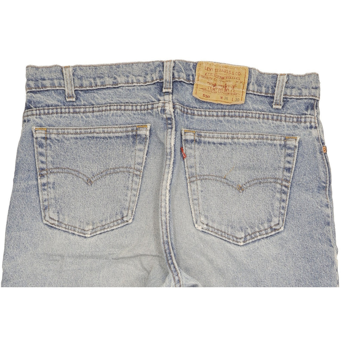 Levi's 550 Made in USA Men Blue Tapered Relaxed Mom Jeans W36 L30