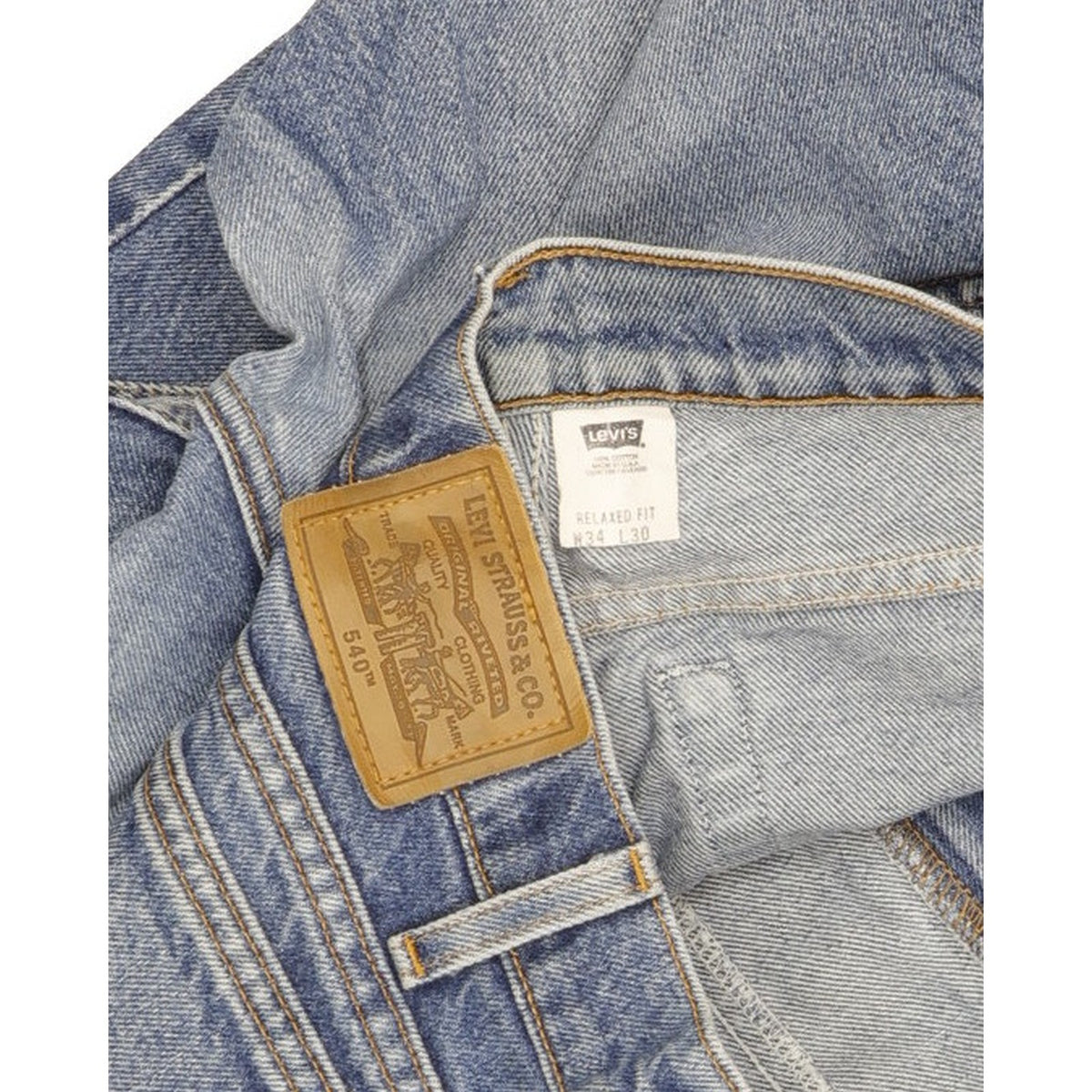 Levi's 540 Made in USA Men Blue Tapered Relaxed Jeans W34 L30