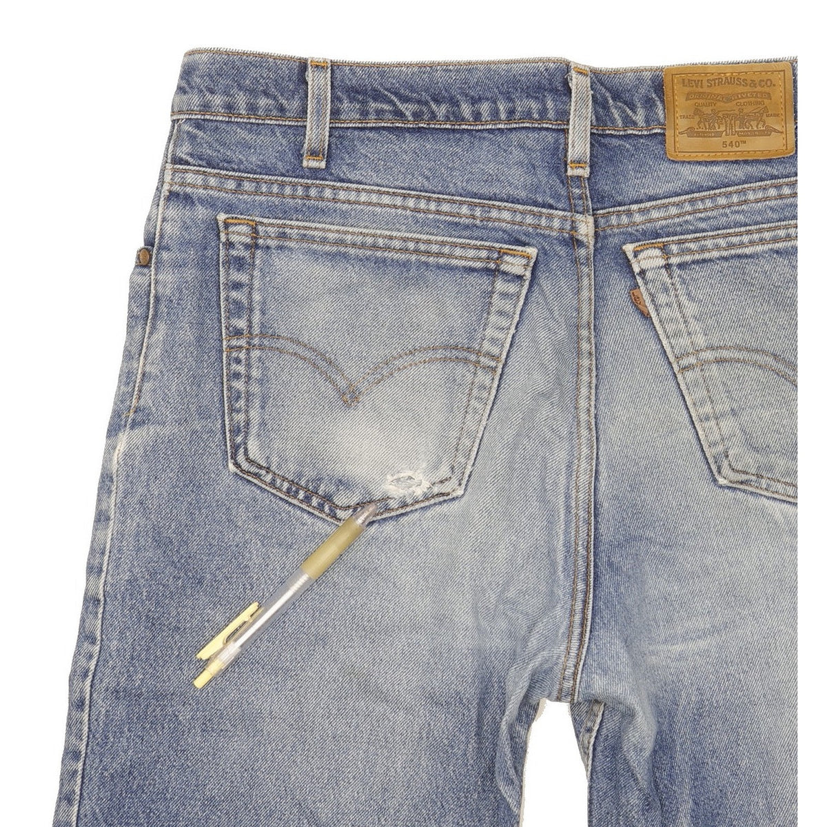 Levi's 540 Made in USA Men Blue Tapered Relaxed Jeans W34 L30