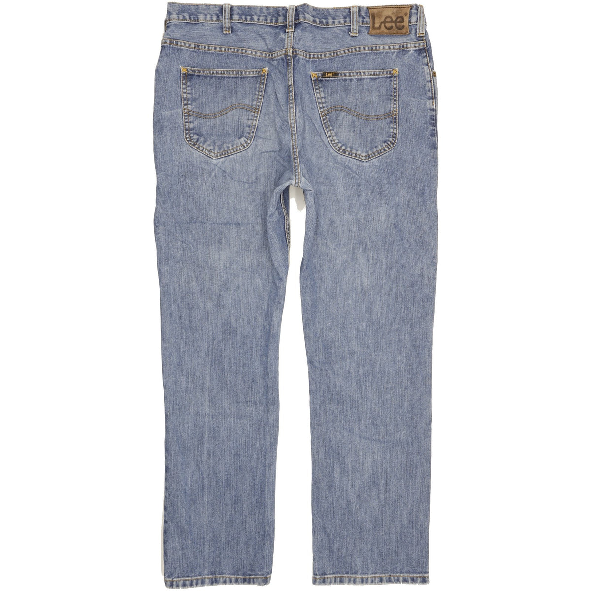 Lee Brooklyn Men Blue Straight Regular Jeans W38 L30