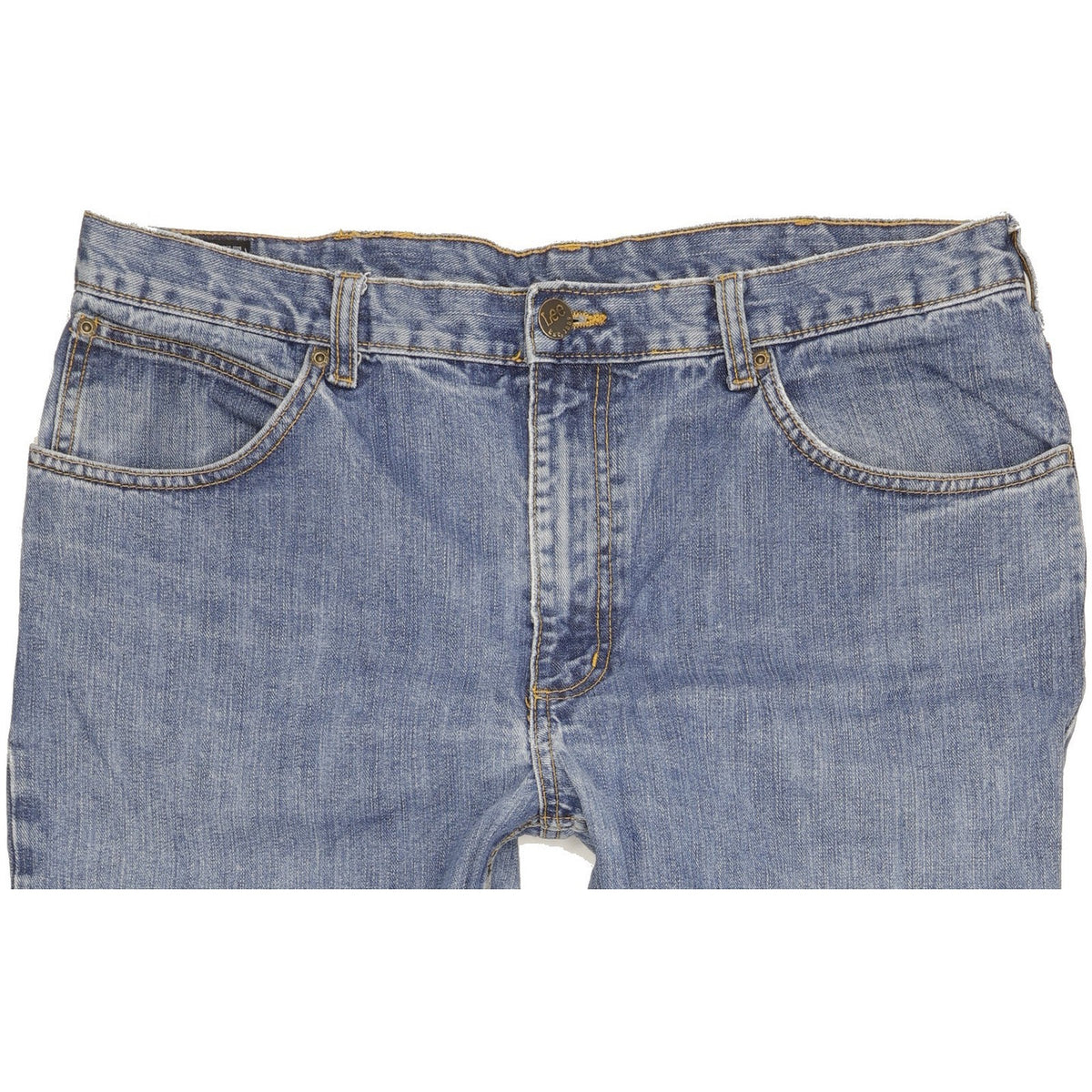 Lee Brooklyn Men Blue Straight Regular Jeans W38 L30