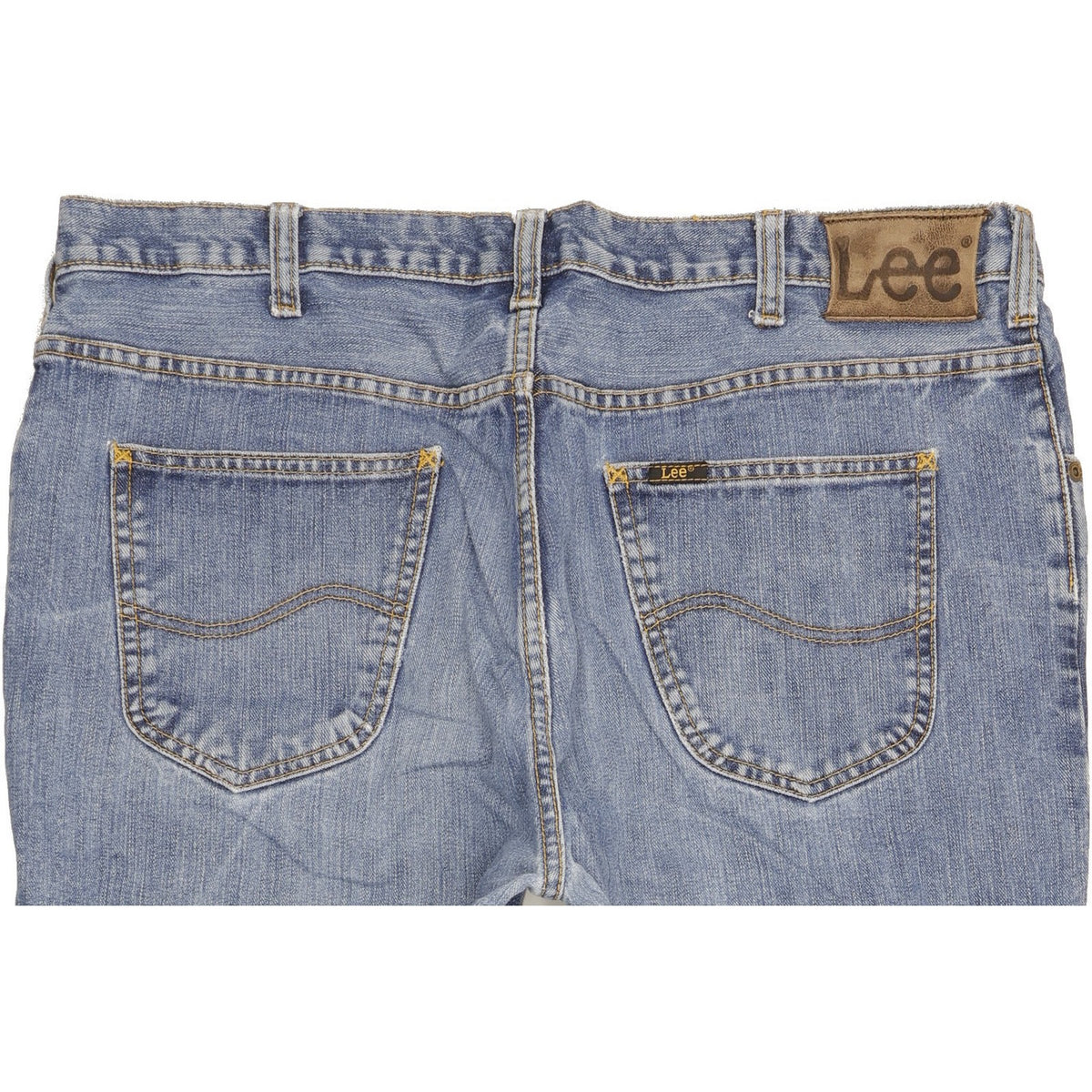 Lee Brooklyn Men Blue Straight Regular Jeans W38 L30