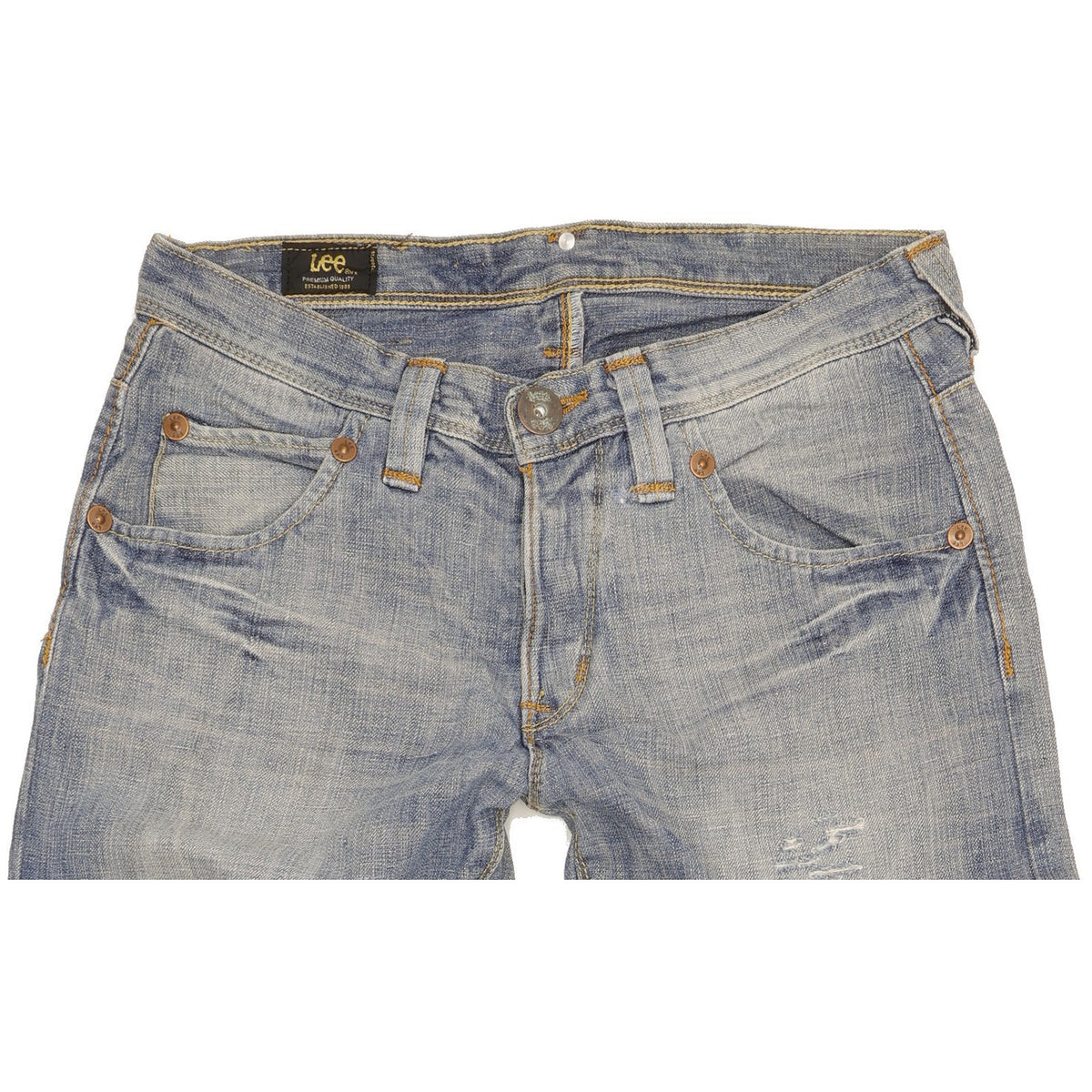 Lee Roscoe Men Blue Straight Regular Jeans W32 L34