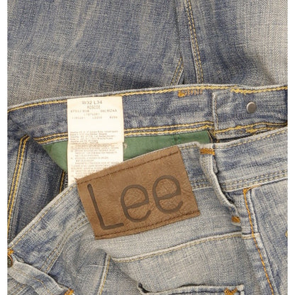 Lee Roscoe Men Blue Straight Regular Jeans W32 L34