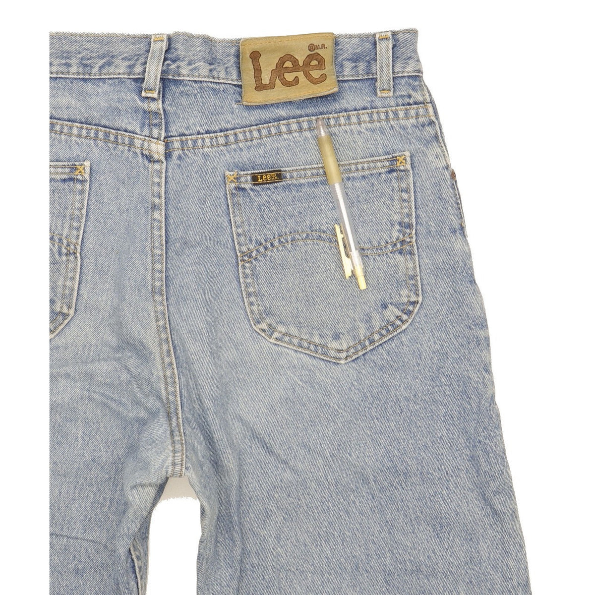 Lee Men Blue Straight Regular Jeans W34 L29