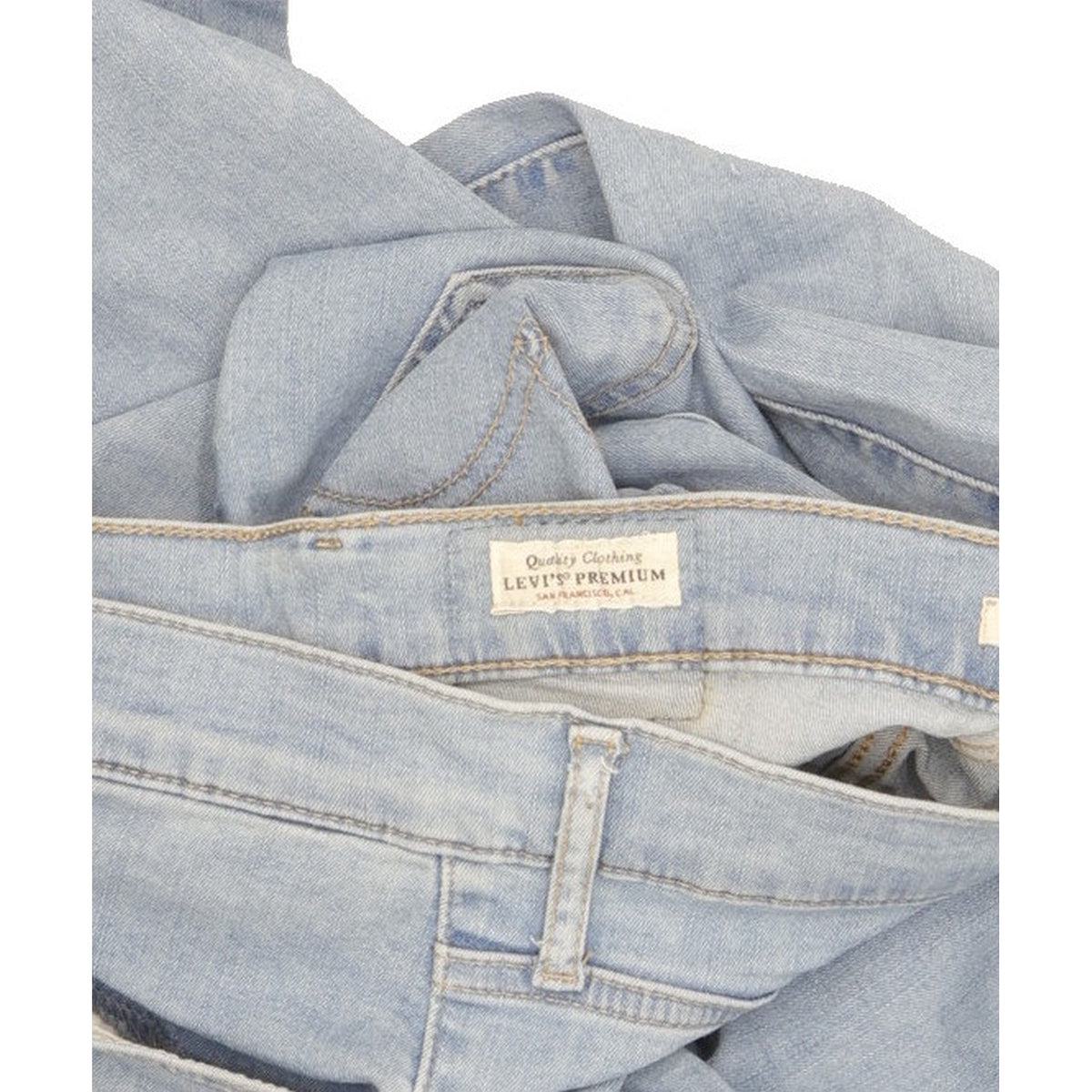 Levi's Mile Blue Skinny Slim Stretch Jeans High Waisted W30 L31