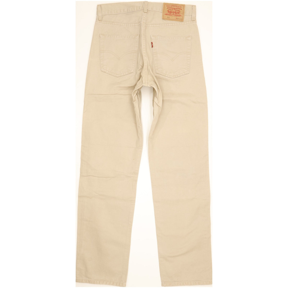 Levi's 521 Men Beige Straight Regular Jeans W31 L32