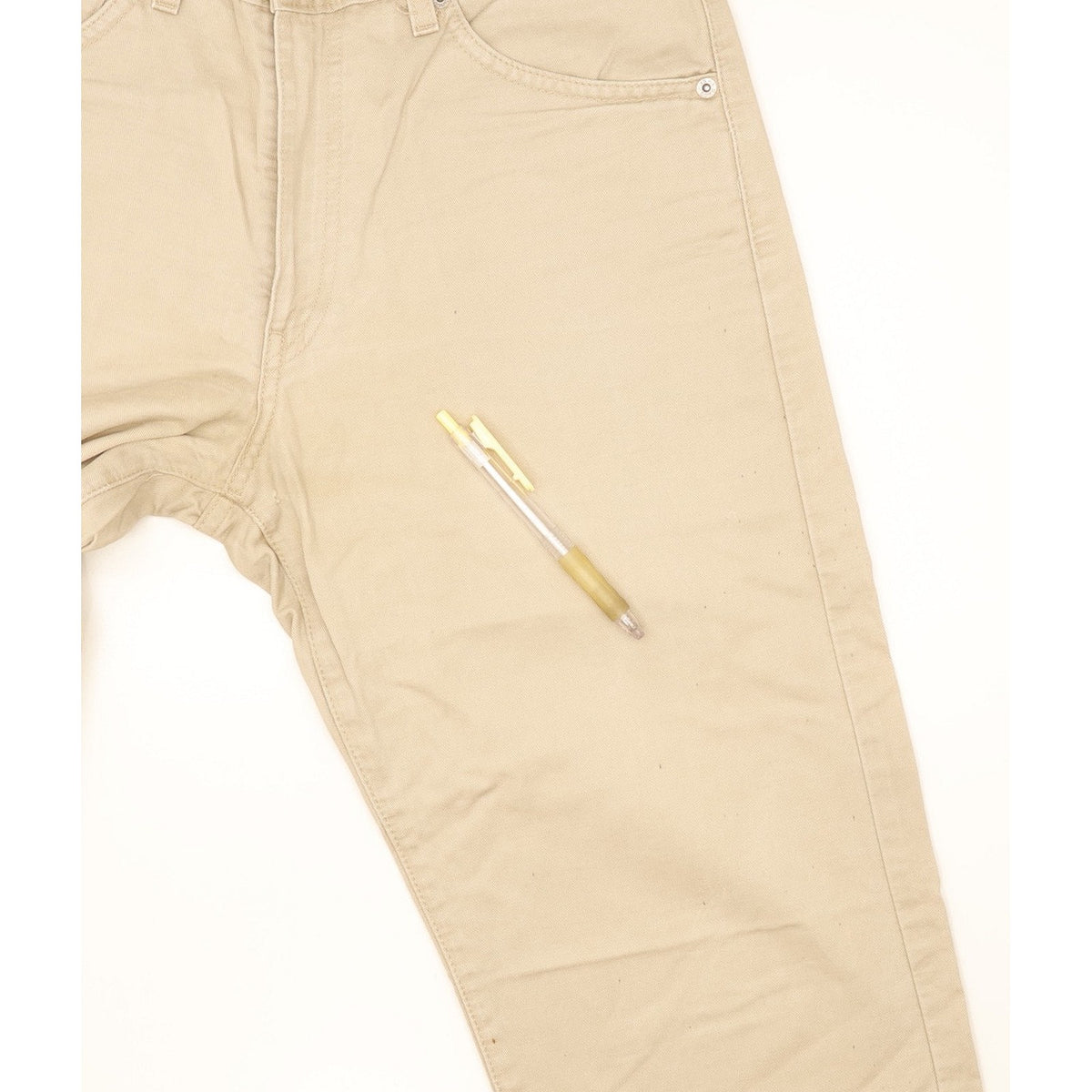 Levi's 521 Men Beige Straight Regular Jeans W31 L32