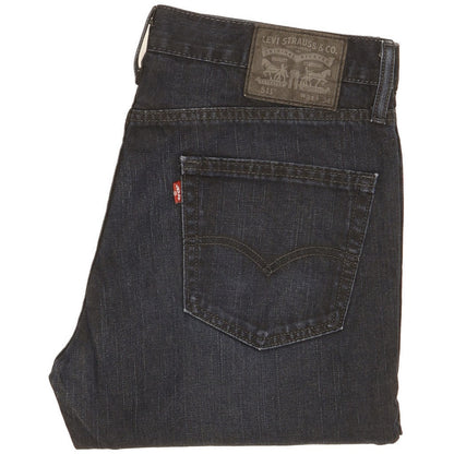 Levi's 511 Men Navy Straight Slim Jeans W34 L34