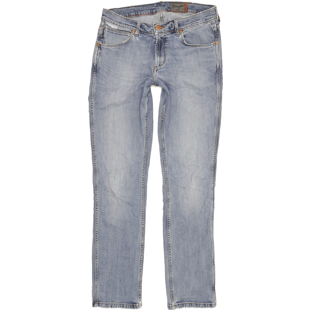Wrangler Greensboro Men Blue Straight Regular Stretch Jeans W33 L34