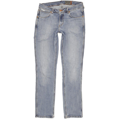 Wrangler Greensboro Men Blue Straight Regular Stretch Jeans W33 L34