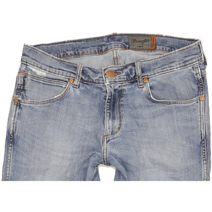 Wrangler Greensboro Men Blue Straight Regular Stretch Jeans W33 L34