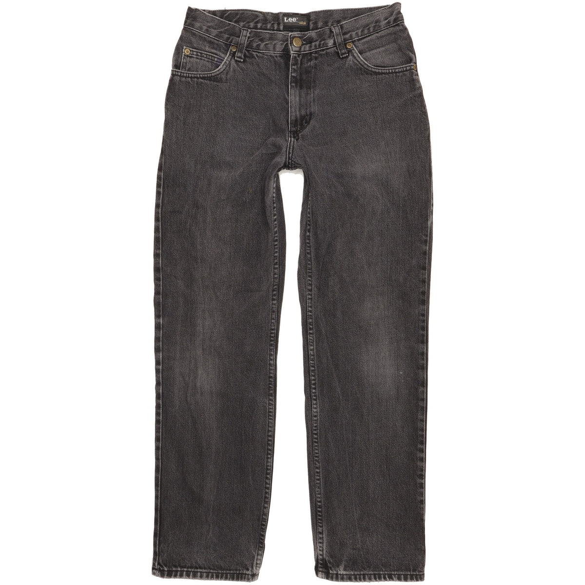 Lee Brooklyn Men Black Straight Regular Jeans W32 L30