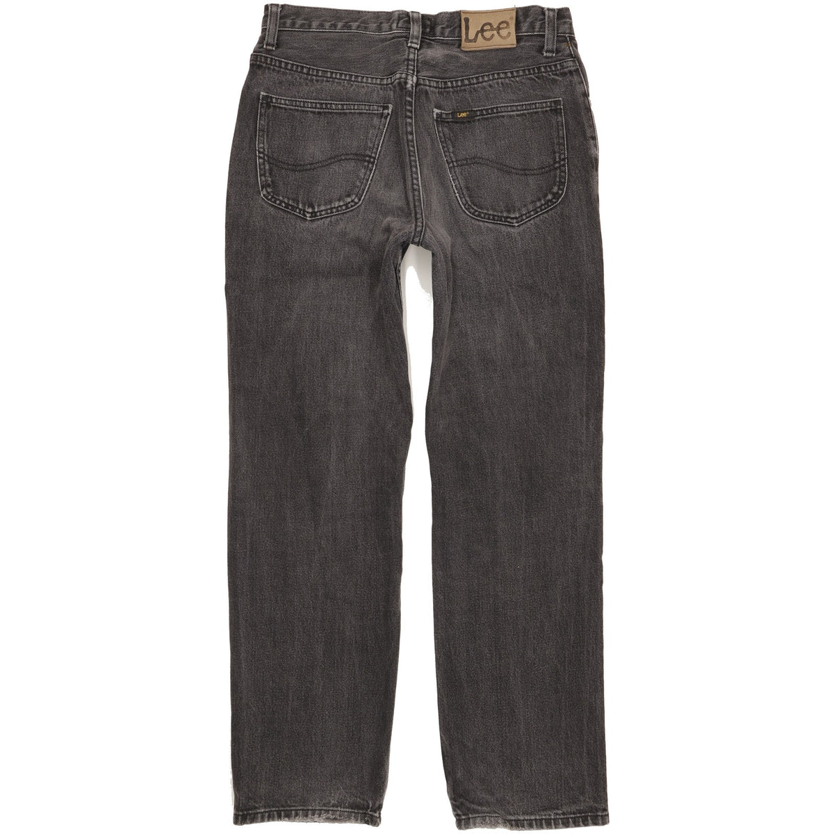 Lee Brooklyn Men Black Straight Regular Jeans W32 L30